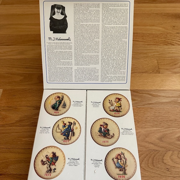 1979 Annual Hummel Plate MJ Hummel Boy Playing Horn Yellow Bird Includes Box - Picture 13 of 15